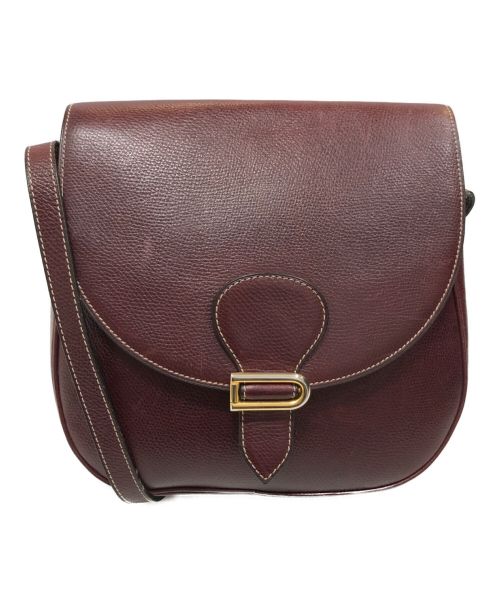 DELVAUX（デルヴォー）DELVAUX (デルヴォー) ショルダーバッグ レッドの古着・服飾アイテム