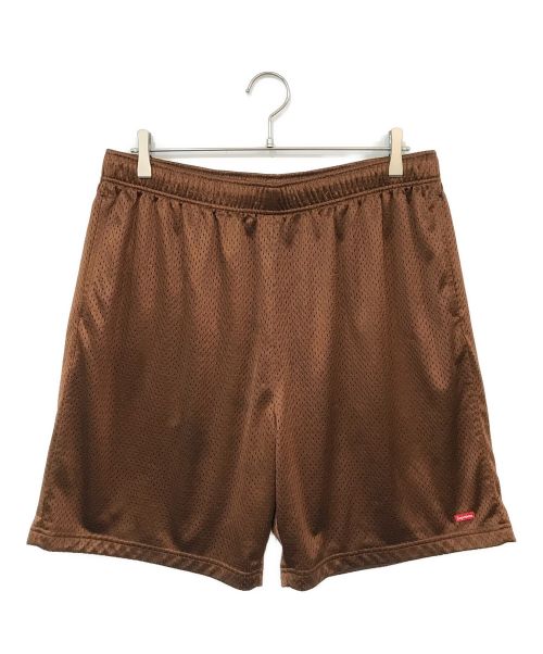 SUPREME（シュプリーム）Supreme (シュプリーム) Small Box Baggy Mesh Short ブラウン サイズ:Lの古着・服飾アイテム