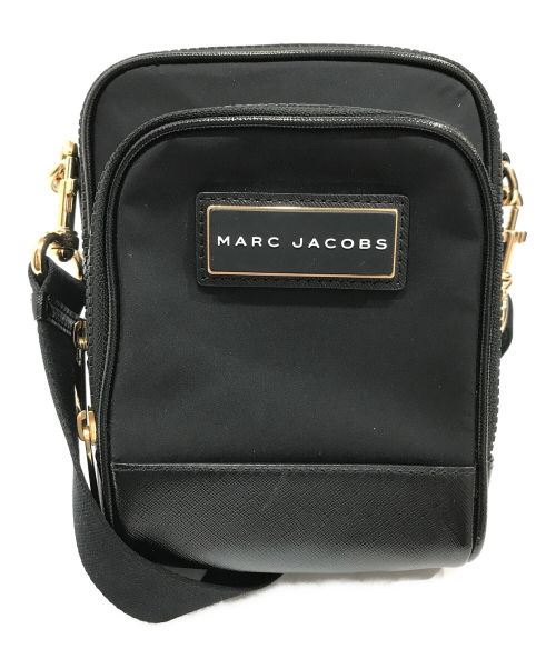 MARC JACOBS（マークジェイコブス）MARC JACOBS (マーク ジェイコブス) ナイロンミニショルダーバッグ ブラックの古着・服飾アイテム