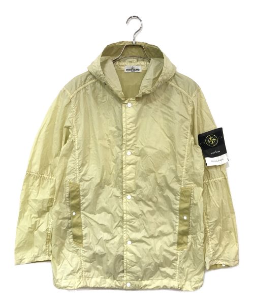 STONE ISLAND（ストーンアイランド）STONE ISLAND (ストーンアイランド) フーデッドコート イエロー サイズ:Lの古着・服飾アイテム