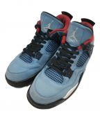 NIKE×Travis Scottナイキ×トラヴィス スコット）の古着「AIR JORDAN 4 RETRO」｜ブルー