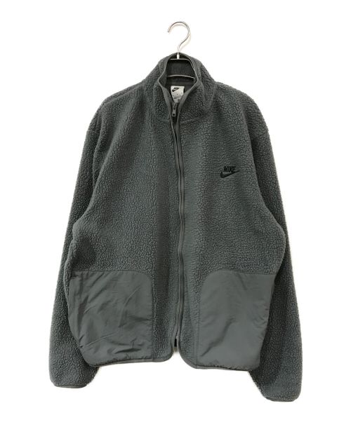 NIKE（ナイキ）NIKE (ナイキ) フリースジャケット グレー サイズ:Ｍの古着・服飾アイテム