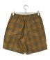 and wander (アンドワンダー) dry check shorts ブラウン サイズ:2：4480円