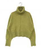 TODAYFULトゥデイフル）の古着「Heavy Turtle Knit」｜黄緑