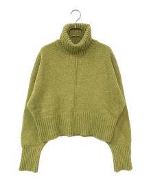 TODAYFUL（トゥデイフル）の古着「Heavy Turtle Knit」｜黄緑