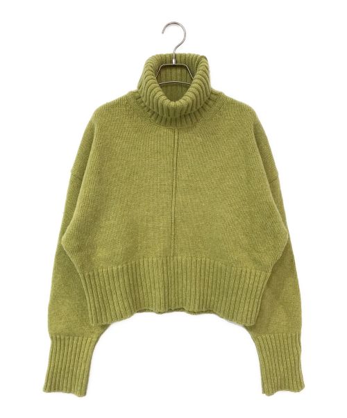 TODAYFUL（トゥデイフル）TODAYFUL (トゥデイフル) Heavy Turtle Knit 黄緑 サイズ:Fの古着・服飾アイテム