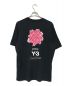 Y-3 (ワイスリー) プリントTシャツ ブラック サイズ:Ｍ：5000円