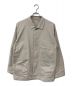 STEVEN ALAN（スティーブンアラン）の古着「BRSH TWILL FLY WORK JACKET」｜ベージュ