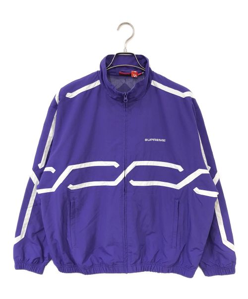 SUPREME（シュプリーム）Supreme (シュプリーム) inset link track jacket パープル サイズ:Sの古着・服飾アイテム