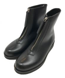 PADRONE（パドローネ）の古着「CENTER ZIP BOOTS」｜ブラック