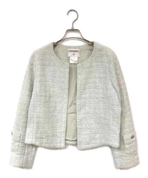 CHANEL（シャネル）CHANEL (シャネル) トッパージャケット ミント サイズ:42の古着・服飾アイテム