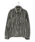 stussy（ステューシー）の古着「Stripe Sherpa Shirt」｜グレー