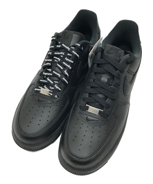 NIKE（ナイキ）NIKE (ナイキ) Supreme (シュプリーム) AIR FORCE1 LOW ブラック サイズ:26cmの古着・服飾アイテム