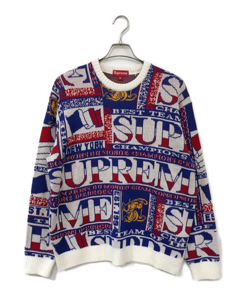 SUPREME（シュプリーム）SUPREME (シュプリーム) scarf sweater マルチカラー サイズ:Ｍの古着・服飾アイテム