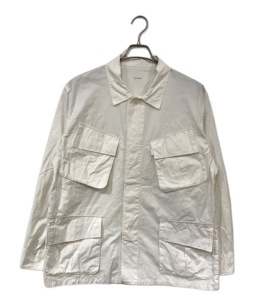 SH（エスエイチ）SH (エスエイチ) FATIGUE SHIRT ホワイト サイズ:Ｓの古着・服飾アイテム