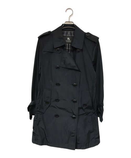 BURBERRY BLACK LABEL（バーバリーブラックレーベル）BURBERRY BLACK LABEL (バーバリーブラックレーベル) ナイロントレンチコート ブラック サイズ:Ｍの古着・服飾アイテム