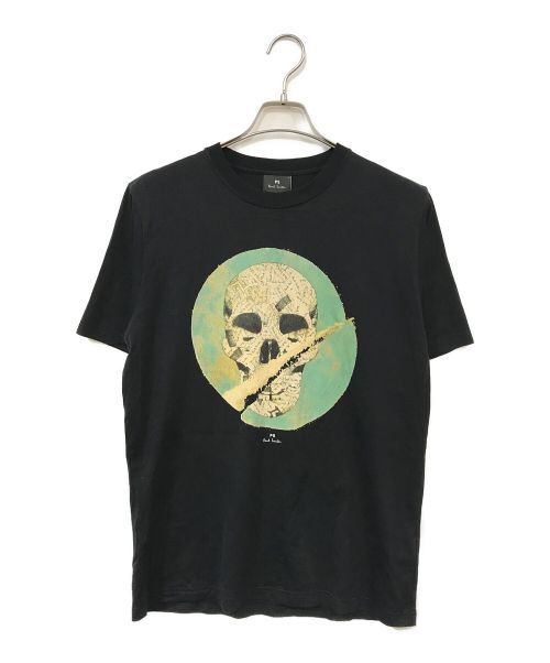 PS Paul Smith（ＰＳポールスミス）PS Paul Smith (ＰＳポールスミス) プリントTシャツ ブラック サイズ:Ｌの古着・服飾アイテム