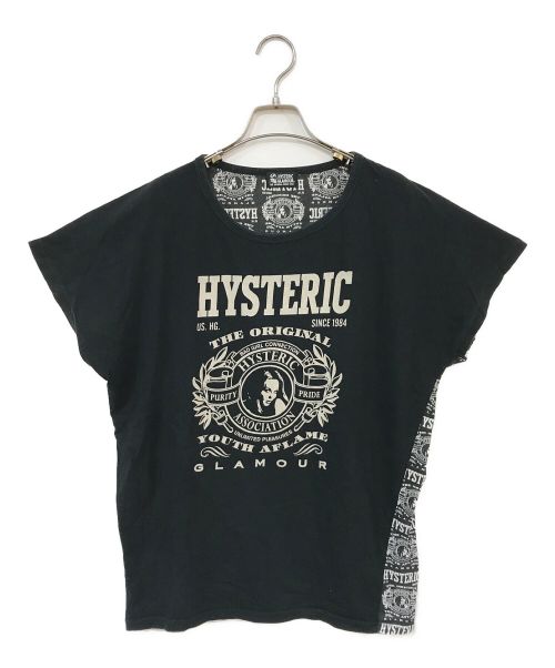 Hysteric Glamour（ヒステリックグラマー）Hysteric Glamour (ヒステリックグラマー) プリントTシャツ ブラック サイズ:FREEの古着・服飾アイテム