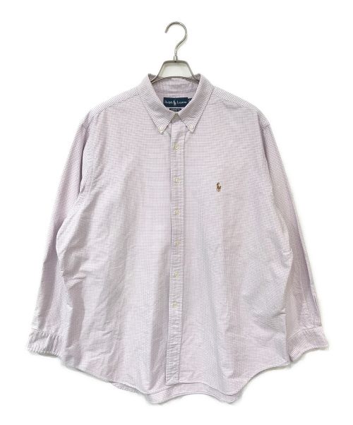 RALPH LAUREN（ラルフローレン）RALPH LAUREN (ラルフローレン) チェックシャツ ピンク サイズ:18の古着・服飾アイテム