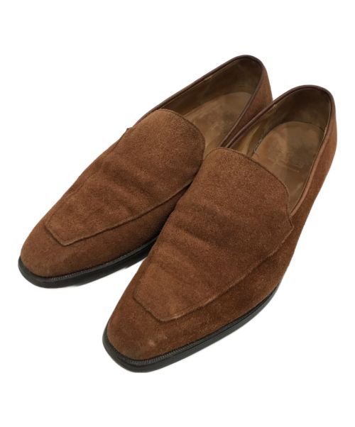 Crockett & Jones（クロケット＆ジョーンズ）Crockett & Jones (クロケット＆ジョーンズ) スウェードシューズ ブラウン サイズ:8Eの古着・服飾アイテム