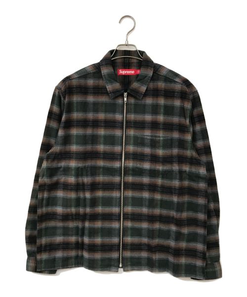 SUPREME（シュプリーム）SUPREME (シュプリーム) Shadow plaid flannel shirt グリーン サイズ:Lの古着・服飾アイテム