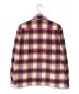 SUPREME (シュプリーム) Shadow plaid flannel shirt ピンク×ホワイト サイズ:L：19000円