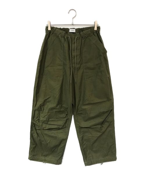 MARKA（マーカ）MARKA (マーカ) ORGANIC COTTON BACK SATIN AGGRESSOR PANTS グリーン サイズ:3の古着・服飾アイテム