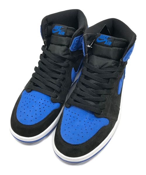 NIKE（ナイキ）NIKE (ナイキ) Air Jordan 1 Retro High OG ブラック×ブルー サイズ:27.0㎝の古着・服飾アイテム