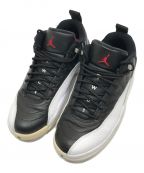 NIKEナイキ）の古着「AIR JORDAN 12 RETRO LOW PLAYOFF」｜ホワイト×ブラック