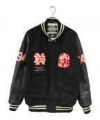 NEIGHBORHOOD×BILLIONAIRE BOYS CLUBネイバーフッド×ビリオネアボーイズクラブ）の古着「スタジャン」｜ブラック