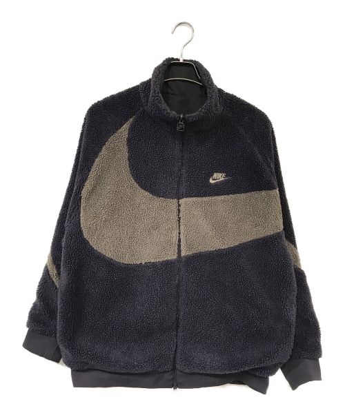 NIKE（ナイキ）NIKE (ナイキ) リバーシブルボアジャケット パープル サイズ:ＸＸＬの古着・服飾アイテム