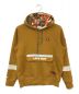 AAPE BY A BATHING APE（エーエイプ バイ アベイシングエイプ）の古着「TAPED LOGO HOODIE」｜ブラウン