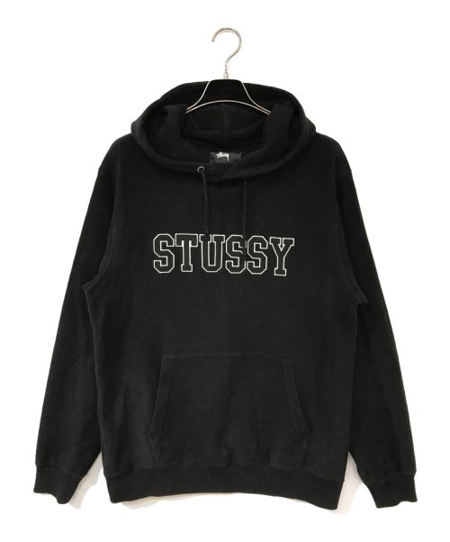 stussy（ステューシー）stussy (ステューシー) インサイドアウトパーカー ブラック サイズ:Lの古着・服飾アイテム