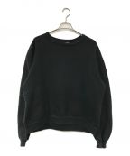 WELLDERウェルダー）の古着「Buck Side Tucked Crewneck」｜ブラック