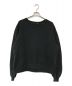 WELLDER（ウェルダー）の古着「Buck Side Tucked Crewneck」｜ブラック