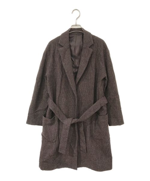 J.PRESS（ジェイプレス）J.PRESS (ジェイプレス) LAMBSWOOL チェスターコート ブラウン サイズ:9の古着・服飾アイテム