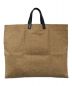 FENDI (フェンディ) Brown Printed Hemp Tote Bag：18000円