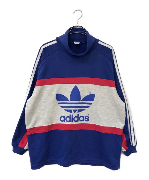 adidas（アディダス）adidas (アディダス) オールドスウェット ブルー サイズ:Ｌの古着・服飾アイテム