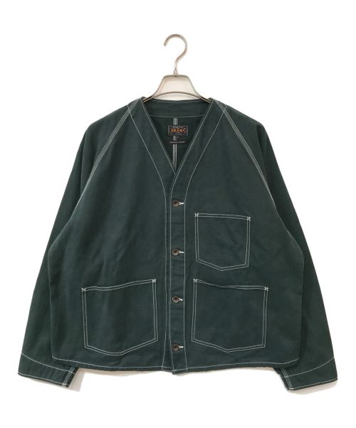 BEAMS PLUS（ビームスプラス）BEAMS PLUS (ビームスプラス) コットンキャンバスエンジニアジャケット グリーン サイズ:Lの古着・服飾アイテム