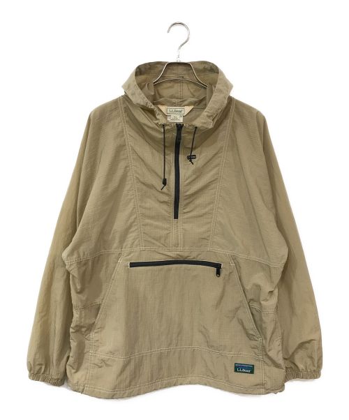 L.L.Bean（エルエルビーン）L.L.Bean (エルエルビーン) リップストップアノラックパーカー ベージュ サイズ:Lの古着・服飾アイテム