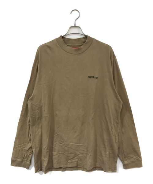 SUPREME（シュプリーム）SUPREME (シュプリーム) Mock Neck L/S Top ブラウン サイズ:XLの古着・服飾アイテム