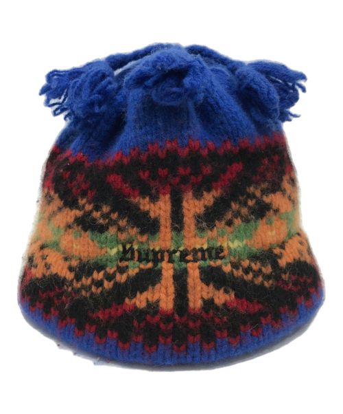 SUPREME（シュプリーム）Supreme (シュプリーム) tassel beanie ブルーの古着・服飾アイテム