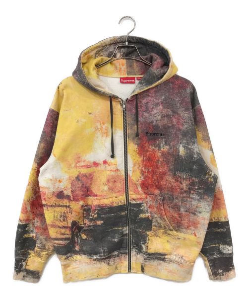 SUPREME（シュプリーム）Supreme (シュプリーム) fire zip up hooded sweatshirt イエロー サイズ:Mの古着・服飾アイテム