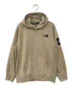 THE NORTH FACEザ ノース フェイス）の古着「Square Logo Hoodie」｜ベージュ