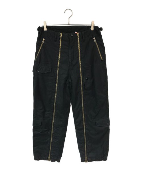 SUPREME（シュプリーム）Supreme (シュプリーム) Cotton twill flight pant ブラック サイズ:Sの古着・服飾アイテム