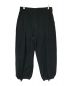 VOAAOV (ヴォアーブ) High Twisted Organic Cotton Tuck Wide Pants ブラック サイズ:2：7000円