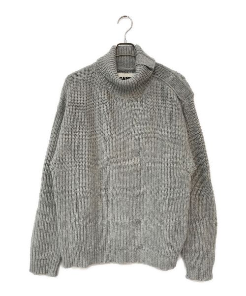 JIL SANDER+（ジルサンダープラス）JIL SANDER+ (ジルサンダープラス) タートルネックニット グレー サイズ:XSの古着・服飾アイテム