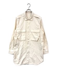 RICK OWENS（リックオウエンス）の古着「FIELD SHIRT」｜アイボリー