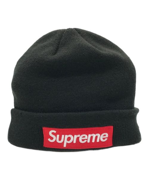 SUPREME（シュプリーム）Supreme (シュプリーム) New Era (ニューエラ) ニット帽 ブラックの古着・服飾アイテム