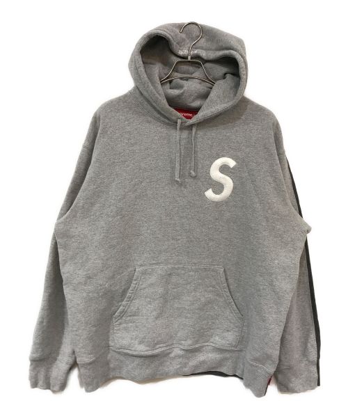 SUPREME（シュプリーム）SUPREME (シュプリーム) S Logo Split Hooded グレー サイズ:Ｌの古着・服飾アイテム